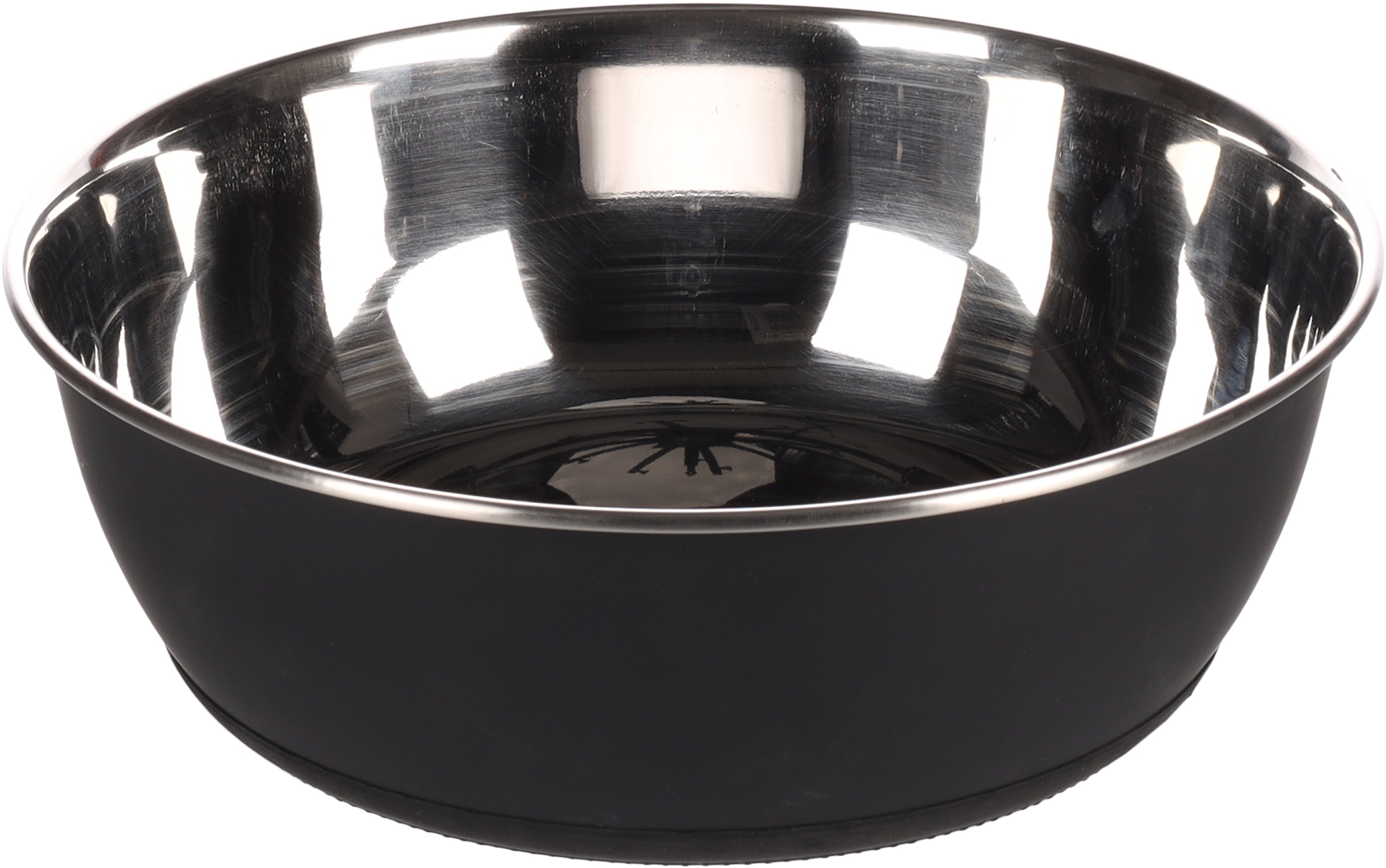 Flamingo Eet- en drinkpot Tobias Rond Zwart & Zilver