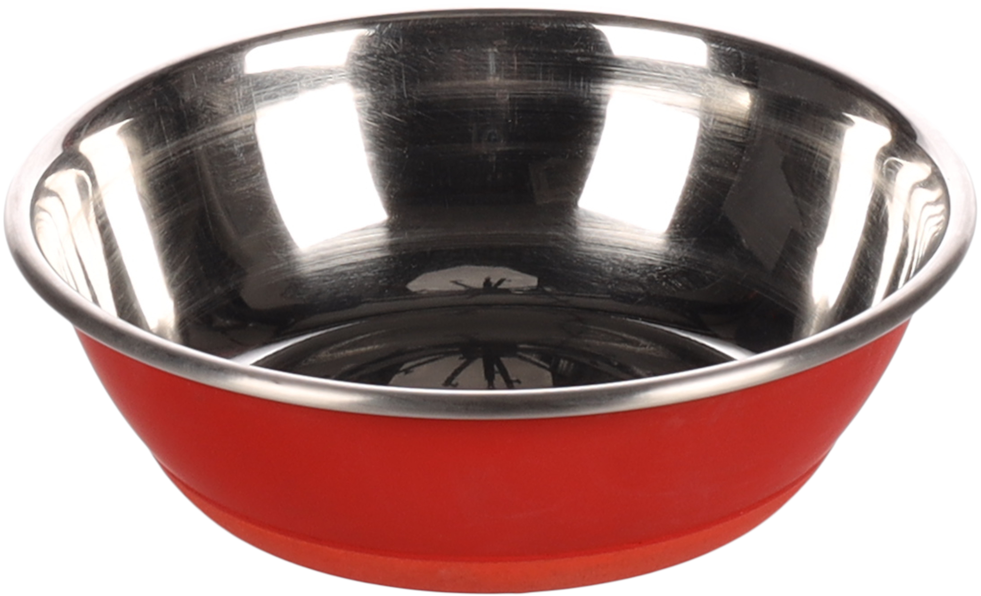 Flamingo Eet- en drinkpot Tobias Rond Rood & Zilver