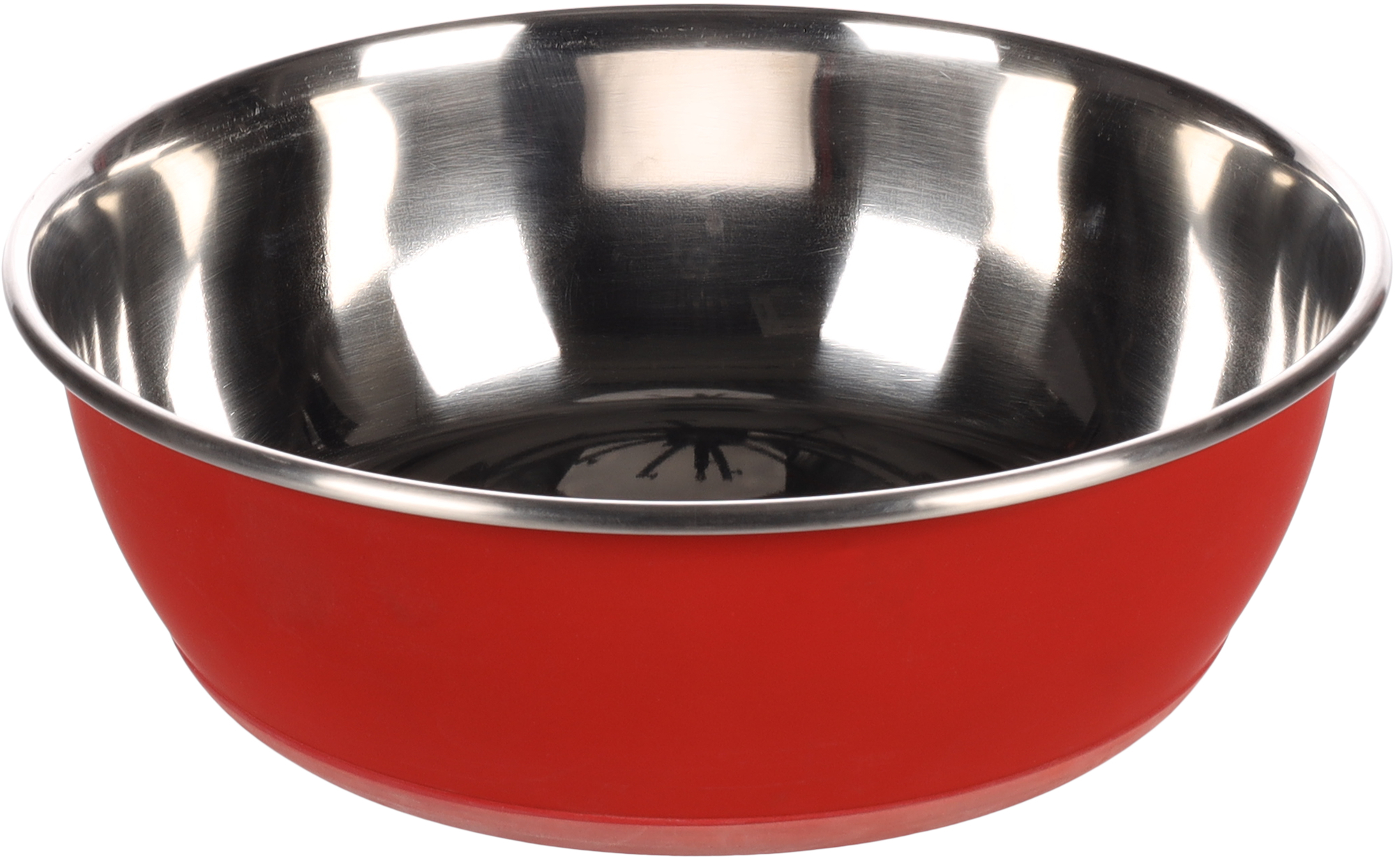 Flamingo Eet- en drinkpot Tobias Rond Rood & Zilver