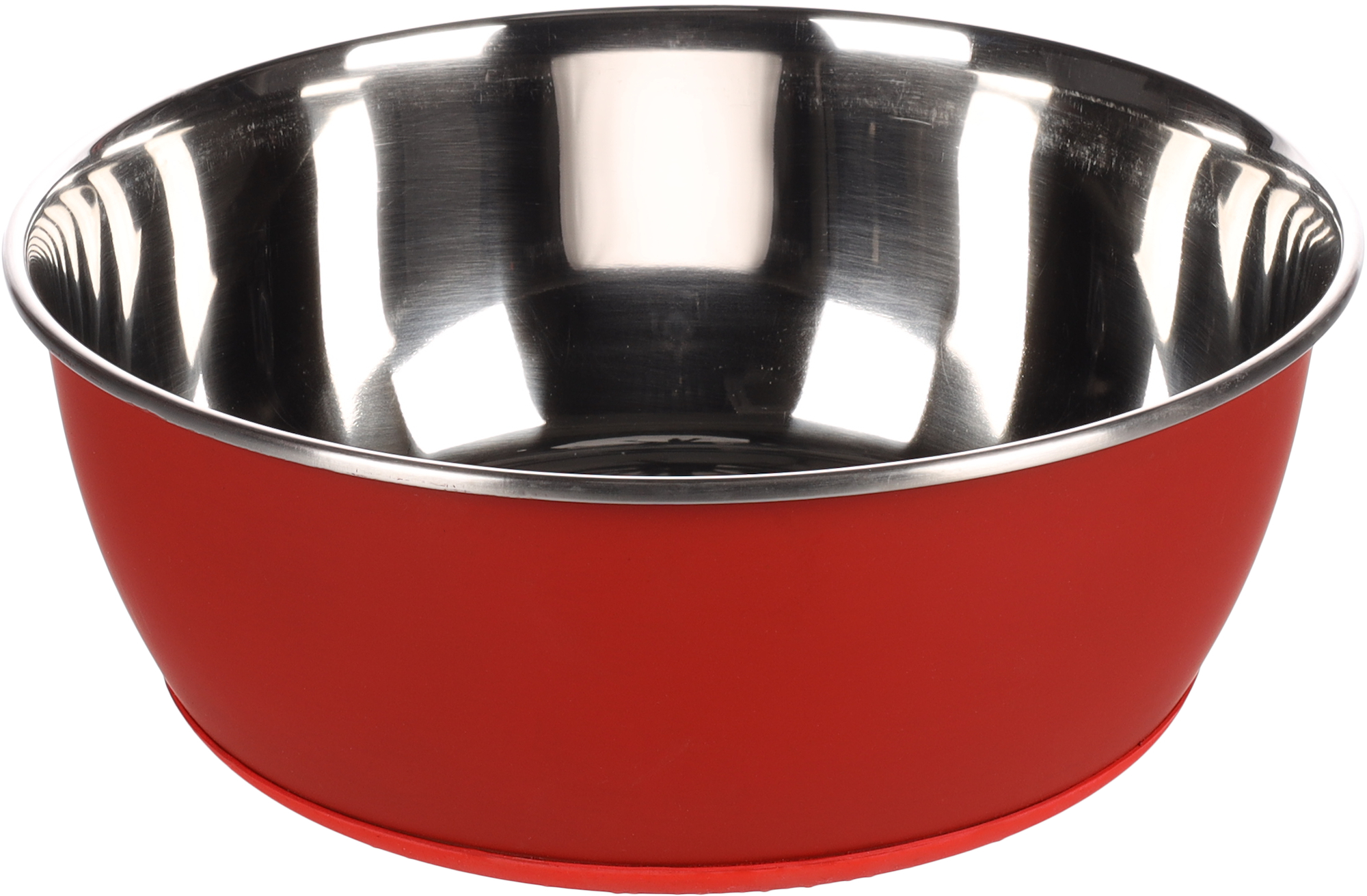 Flamingo Eet- en drinkpot Tobias Rond Rood & Zilver