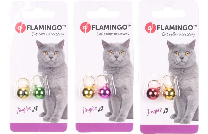 Flamingo  Kattenbelletjes Meerdere kleuren