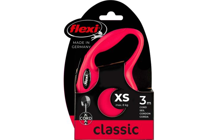 Flexi Flexi Rollijn Classic Koord Rood