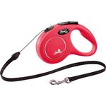 Flexi Retractable leash New Classic Cord Red