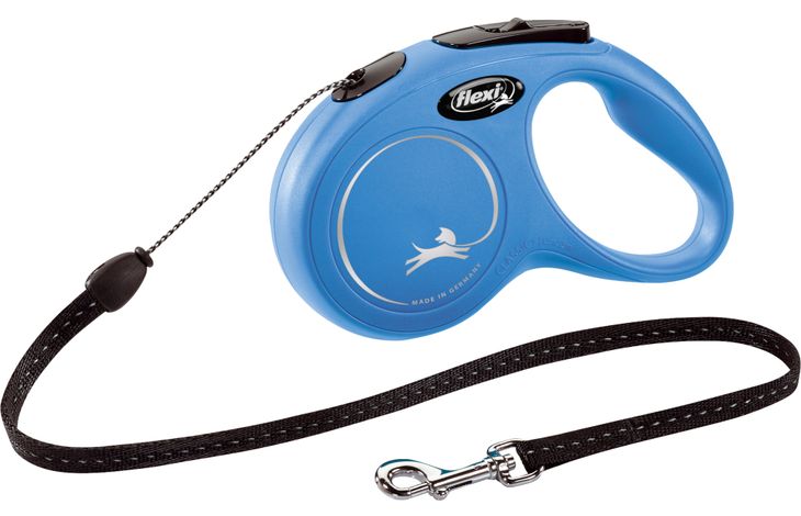 Flexi Flexi Retractable leash New Classic Cord Blue