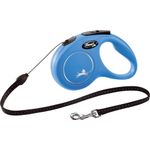 Flexi Retractable leash New Classic Cord Blue