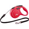 Flexi Roll-Leine New Classic Cord Rot