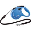 Flexi Roll-Leine New Classic Seil Blau