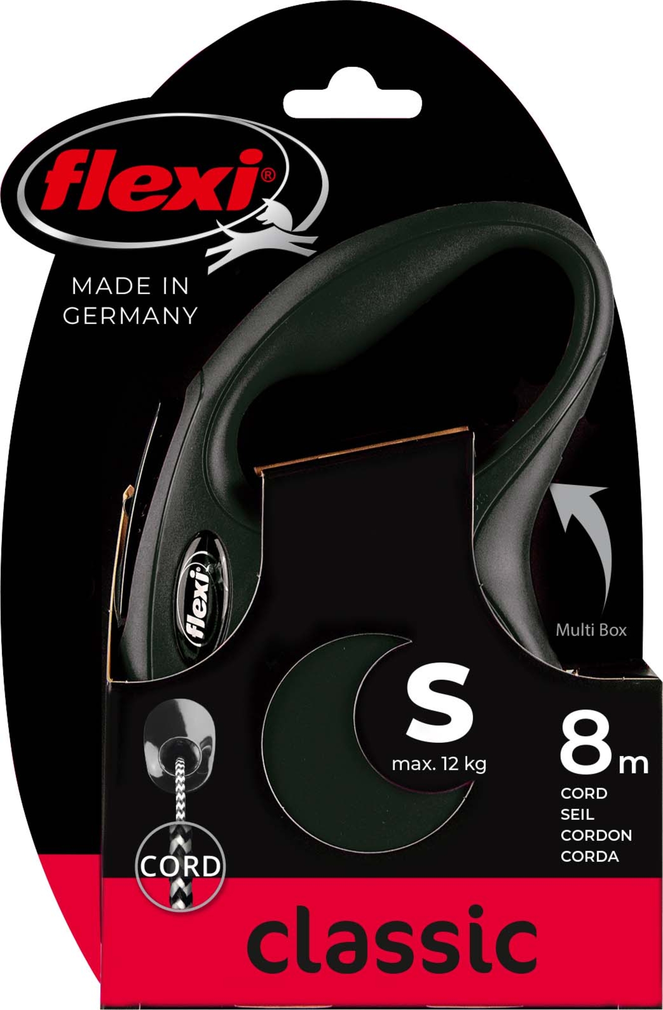 Flexi Flexi Rollijn New Classic Koord Zwart