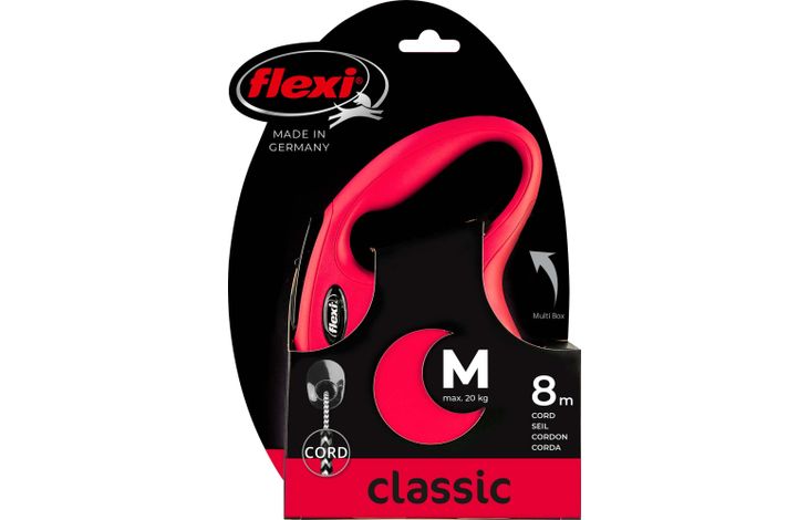 Flexi Flexi Rollijn Classic Koord Rood