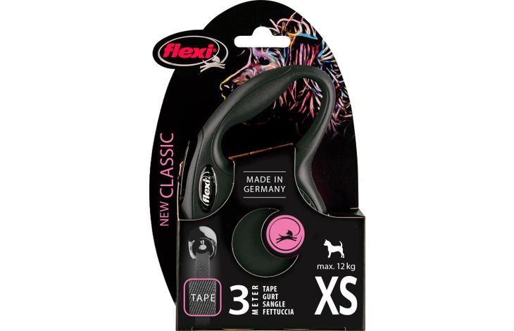 Flexi Flexi Rollijn New Classic Band Zwart