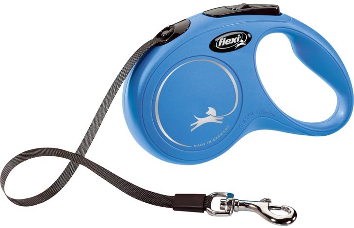 Flexi Flexi Roll-Leine Classic Gurt Blau