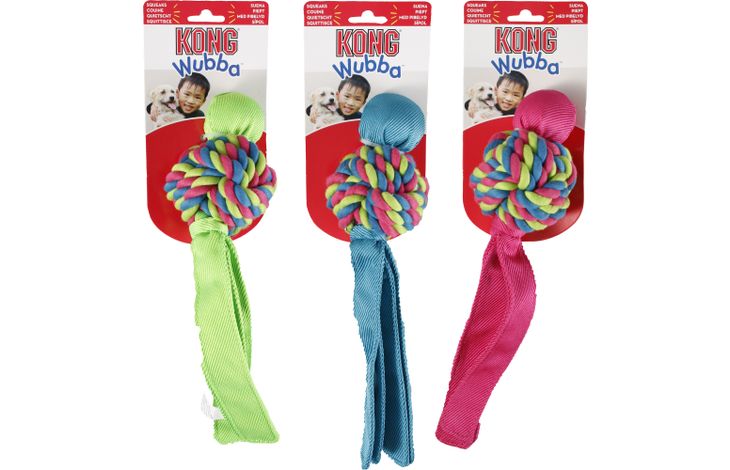 Kong® Kong® Speelgoed Wubba Weaves Knoopbal Meerdere kleuren