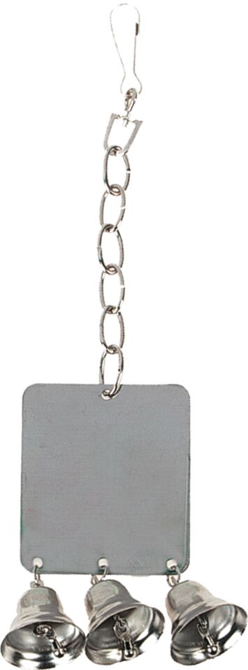 Flamingo Papegaaienspeelgoed Spiegel  Zilver