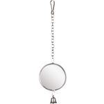 Parakeet toy Mirror  Silver