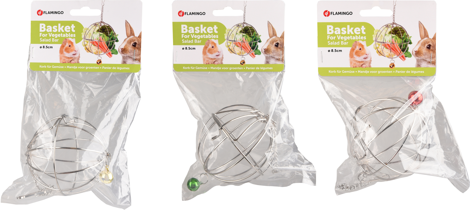 Flamingo Futterball Lem Rund Silber