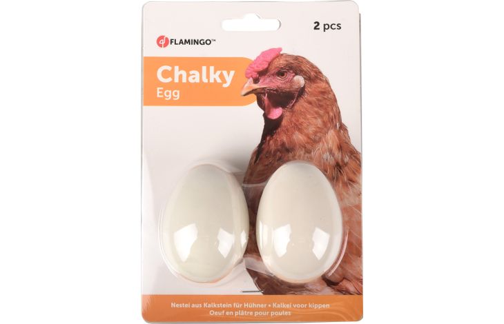 Flamingo Artificial egg Farm animals - Ceramic