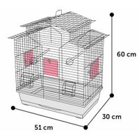 Flamingo Parakeet cage Numfor 1 Black House