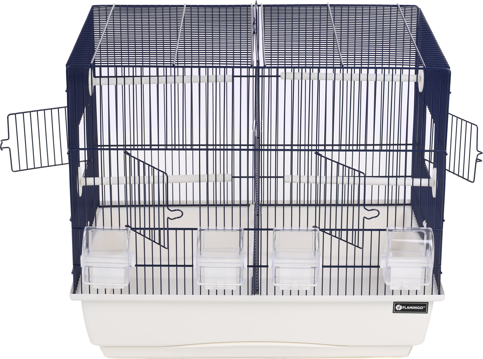 Flamingo Cage Timor Blue White