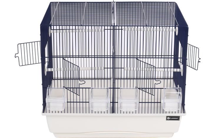 Flamingo Cage Timor Blue White