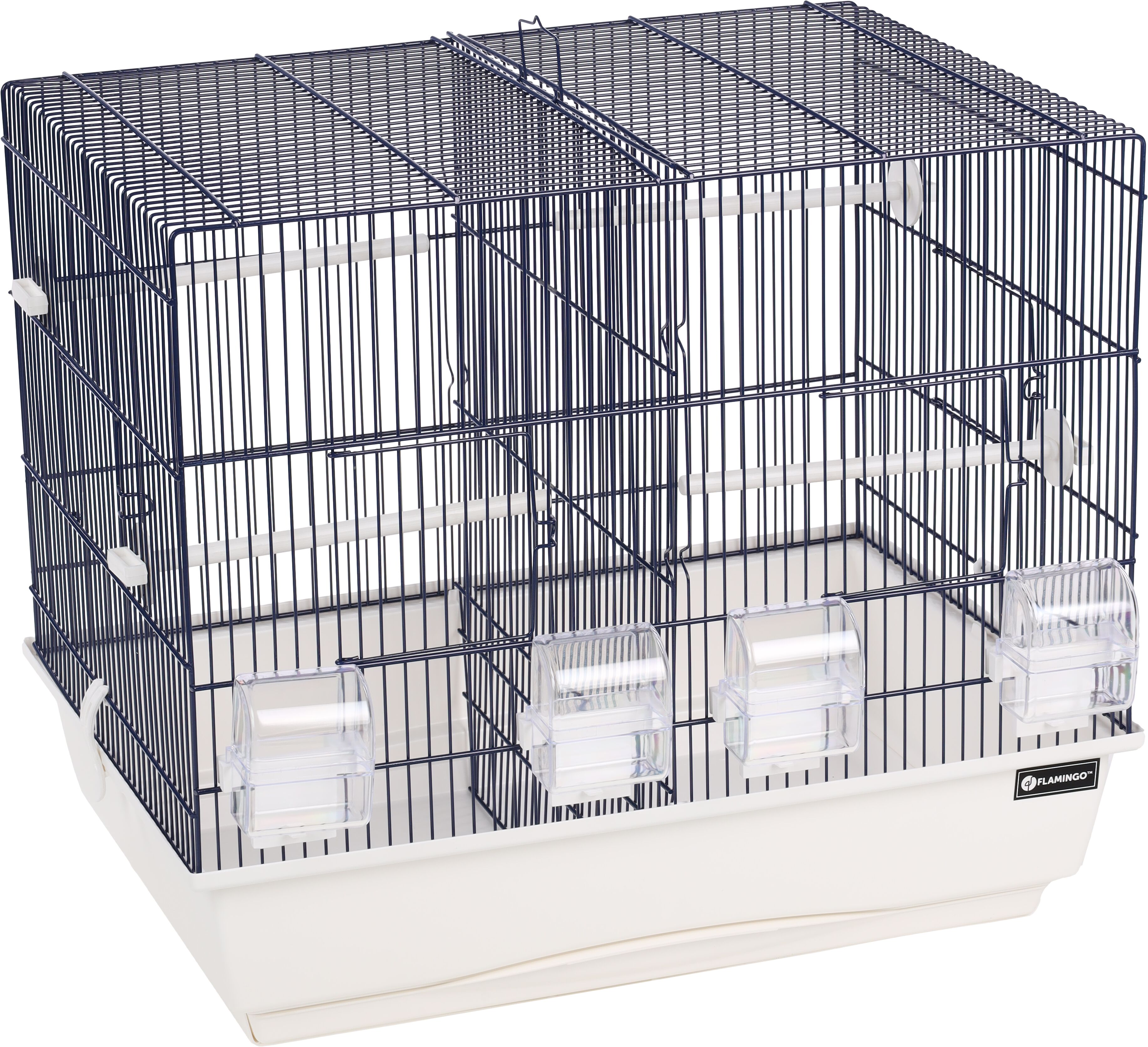 Flamingo Cage Timor Blue White