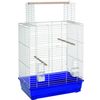 Parakeet cage Halura White Blue