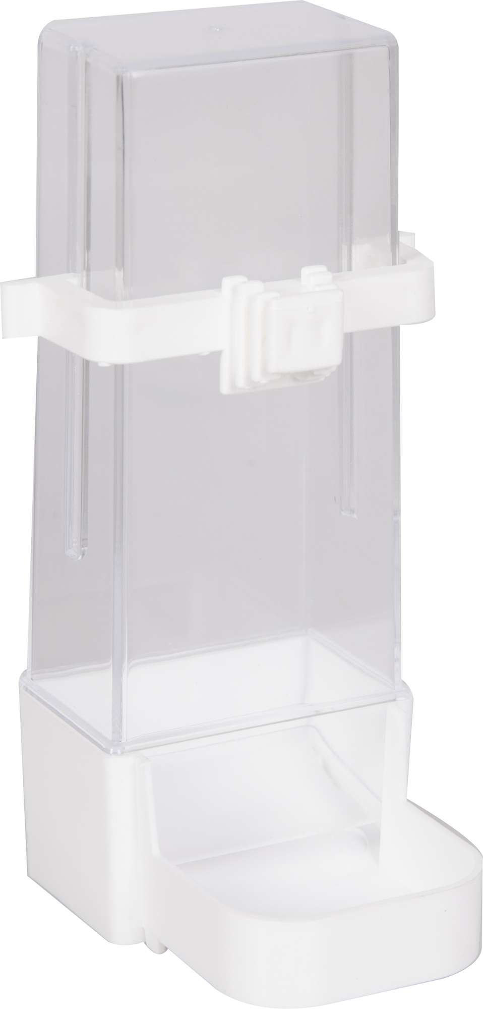 Flamingo Automatic water and food dispenser Libby Rectangle Transparent & White