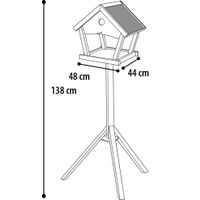 Flamingo Voederhuis met staander Cottage Tjorn - Hout