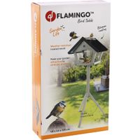 Flamingo Voederhuis met staander Cottage Tjorn - Hout