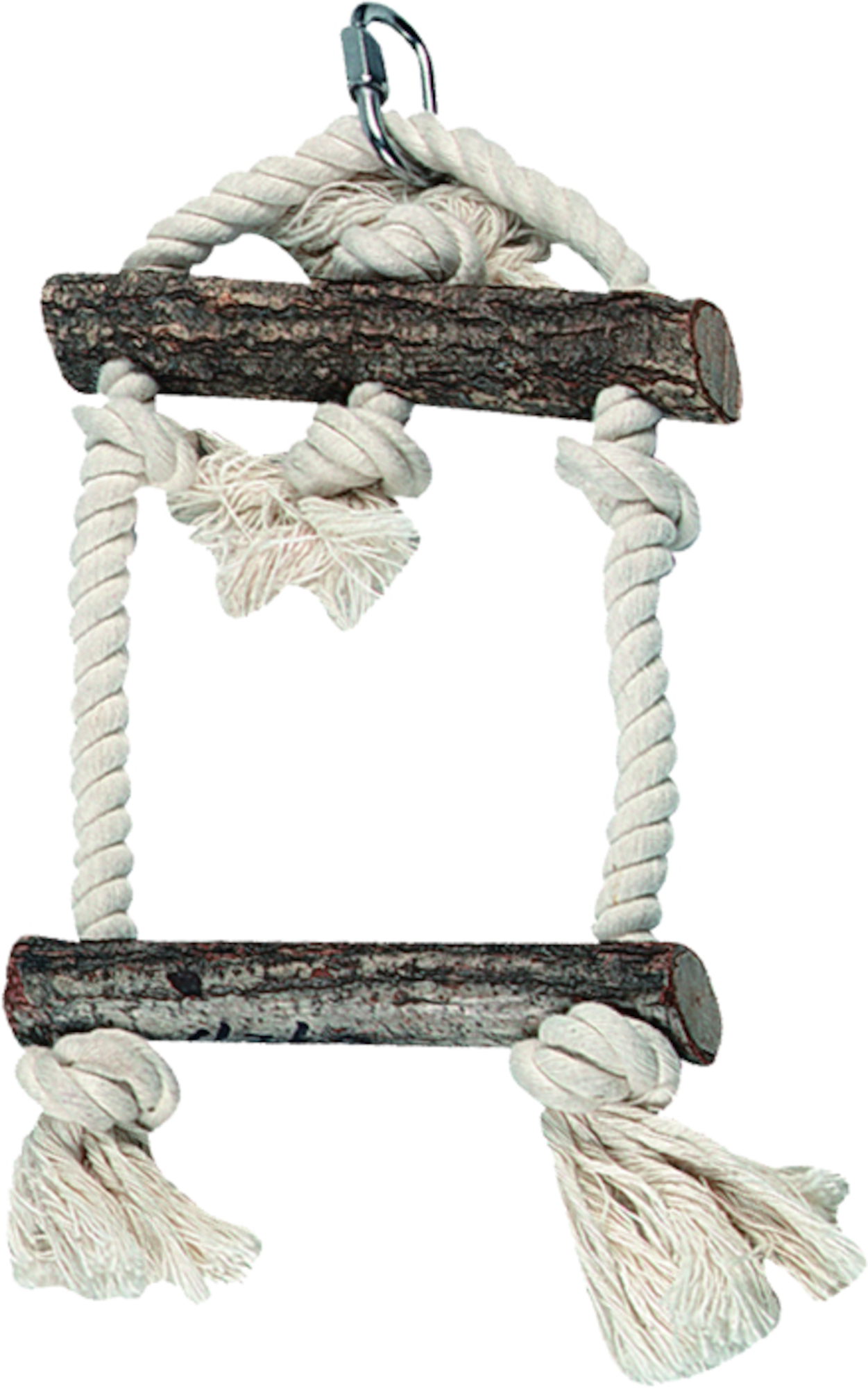 Flamingo Giocattolo per pappagalli Altalena  Marrone