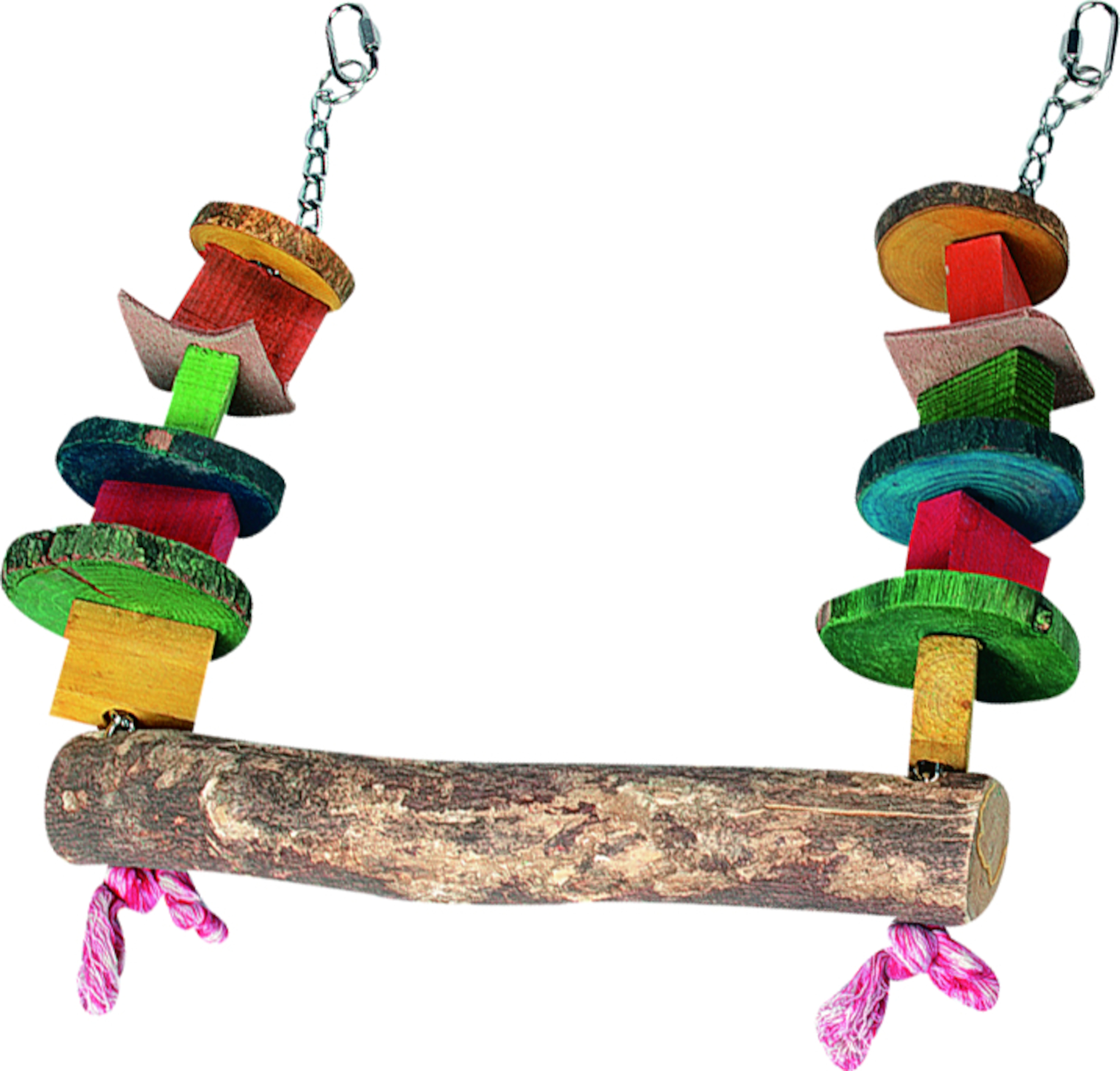 Flamingo Papegaaienspeelgoed Schommel  Meerkleurig