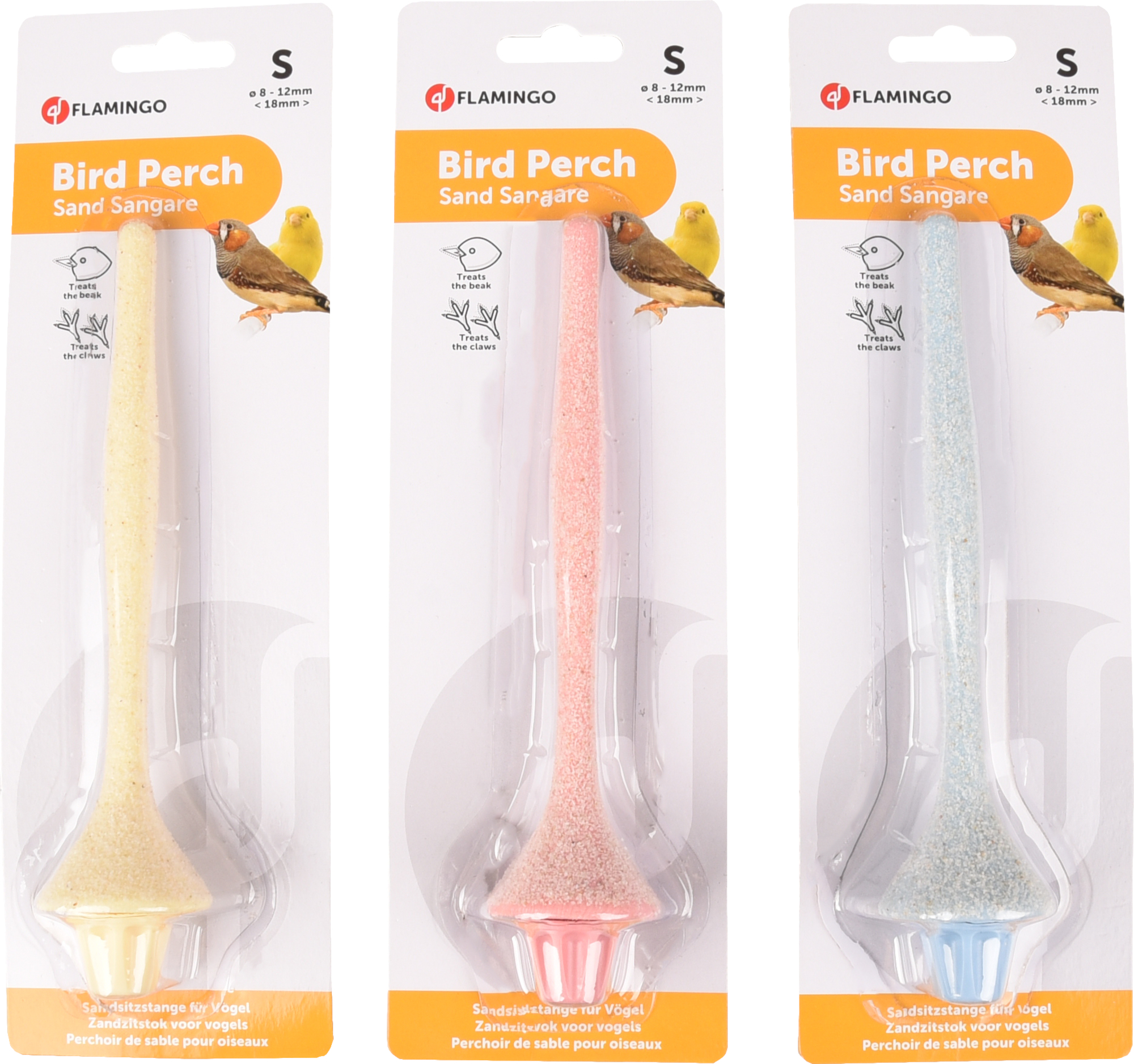 Flamingo Perch Sangare S Multiple colours - Plastic