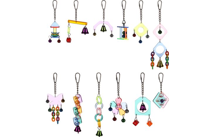 Flamingo Bird toy Cage hanger Several versions