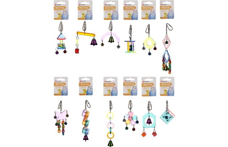 Flamingo Bird toy Cage hanger Several versions