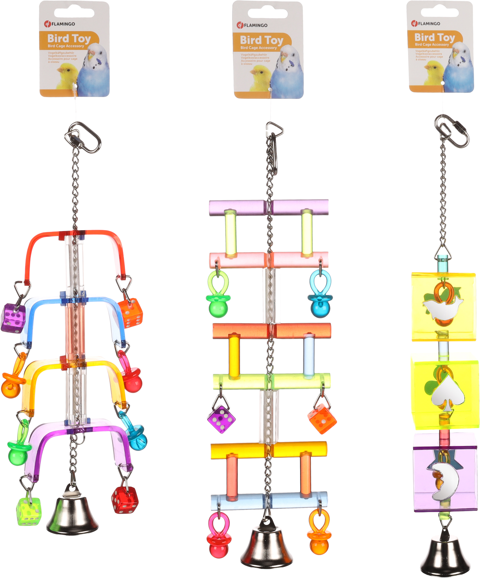Flamingo Bird toy Cage hanger Several versions