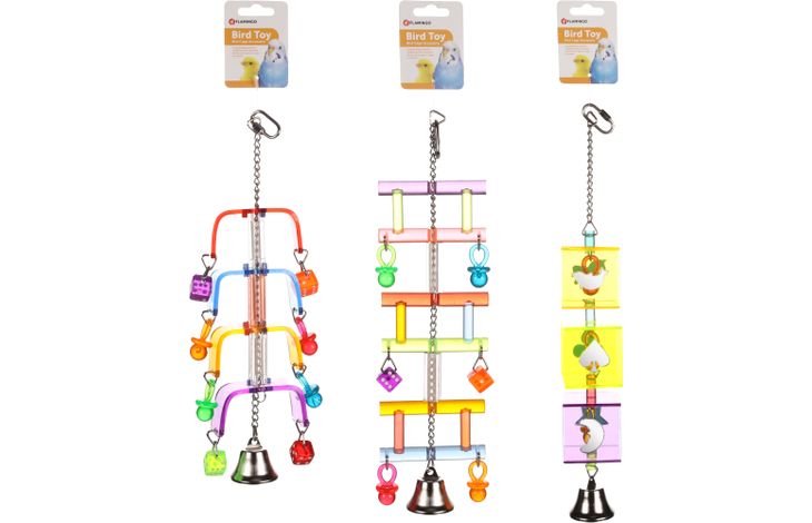 Flamingo Bird toy Cage hanger Several versions
