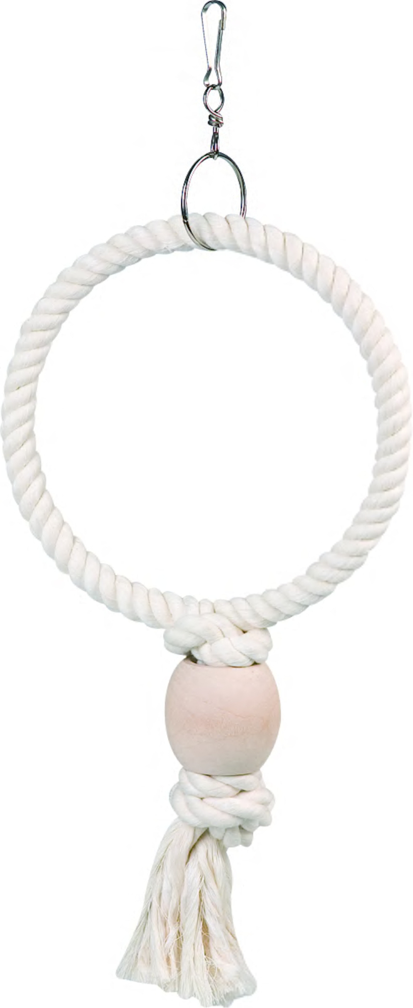 Flamingo Bird toy Ring Cord  Ecru
