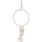 Bird toy Ring Cord  Ecru