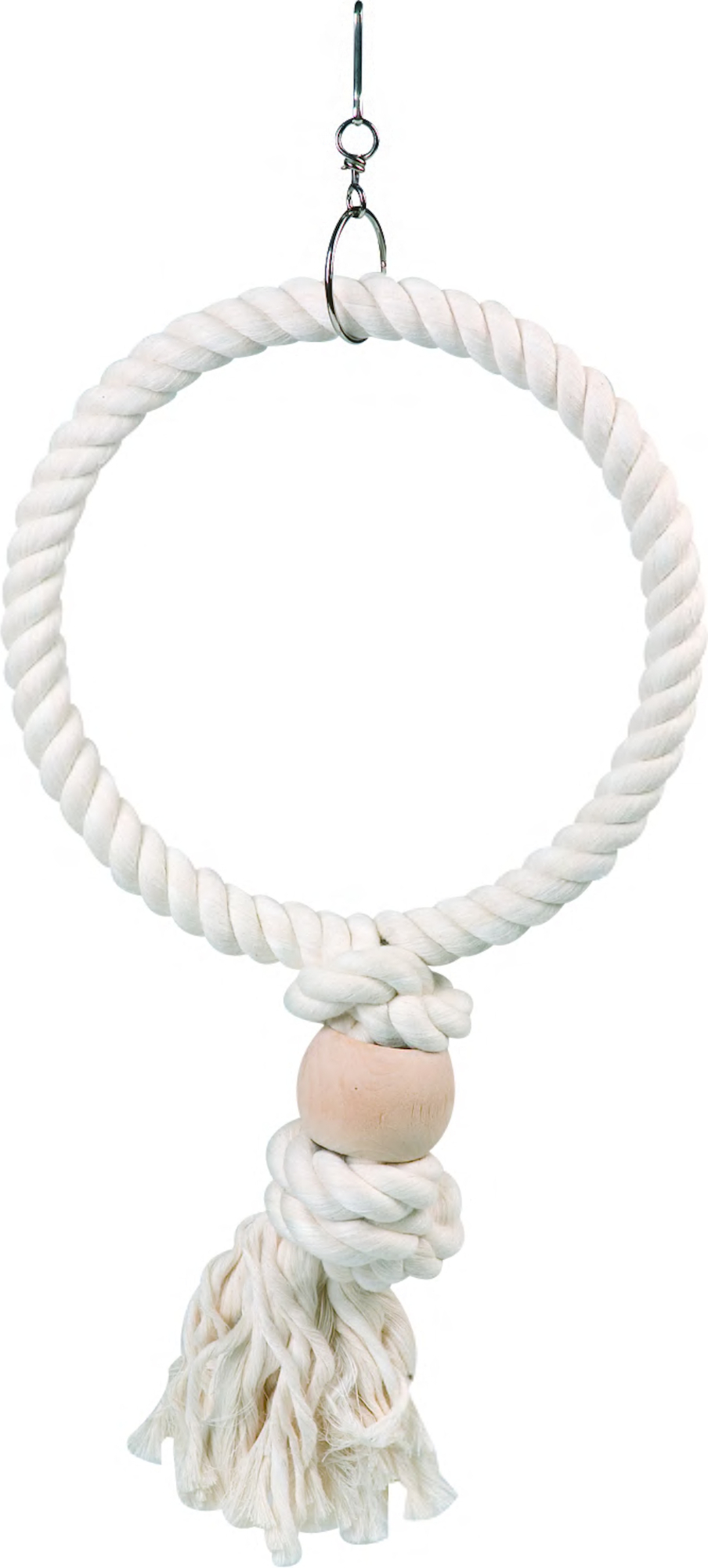 Flamingo Bird toy Ring Cord  Ecru