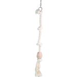 Bird toy Tarzan Cord with 4 knots  Ecru