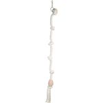 Bird toy Tarzan Cord with 6 knots  Ecru