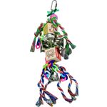 Bird toy Vegas Cage hanger Cord  Mix