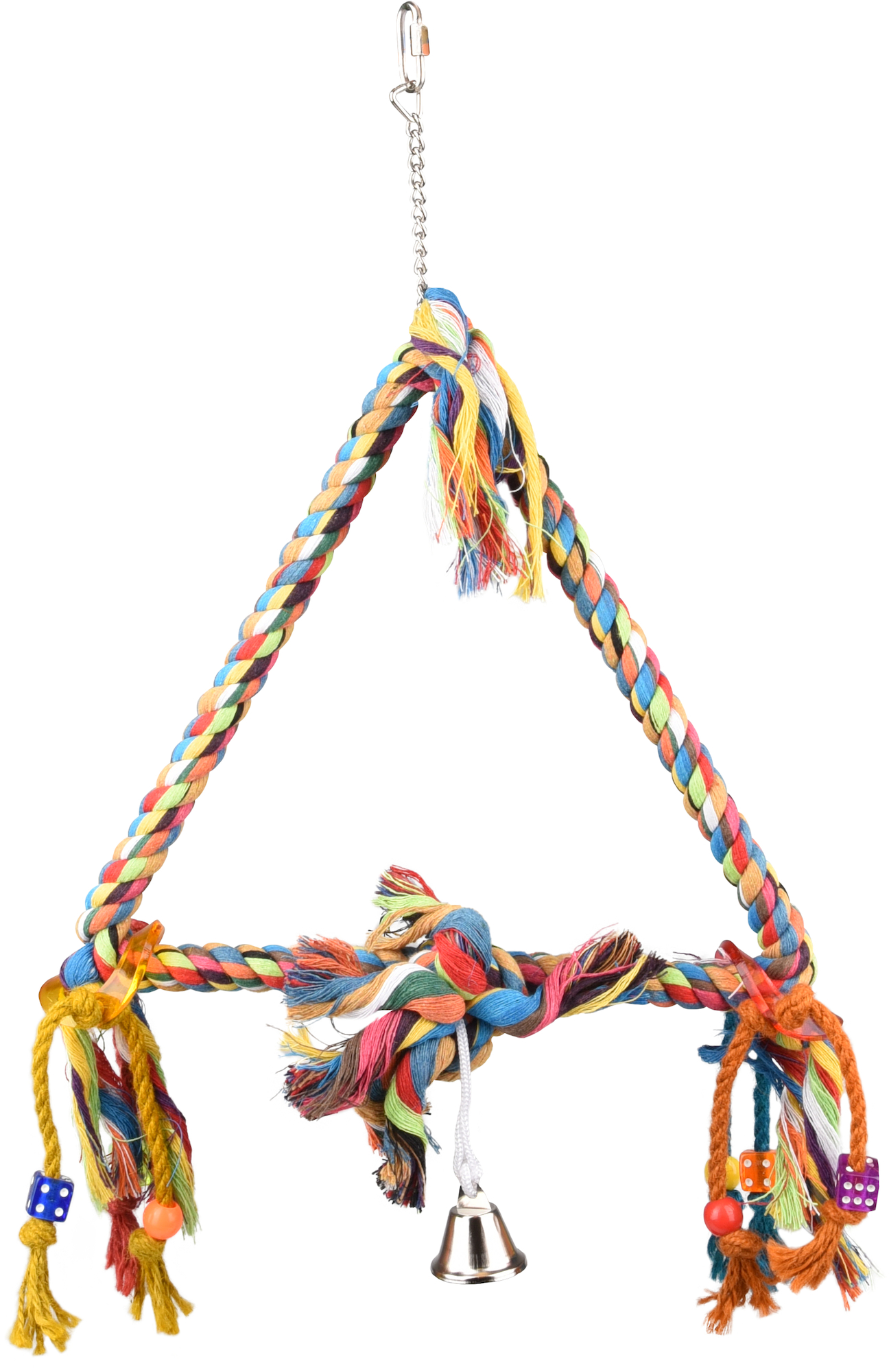 Flamingo Vogelspeelgoed Schommel Touw  Meerkleurig