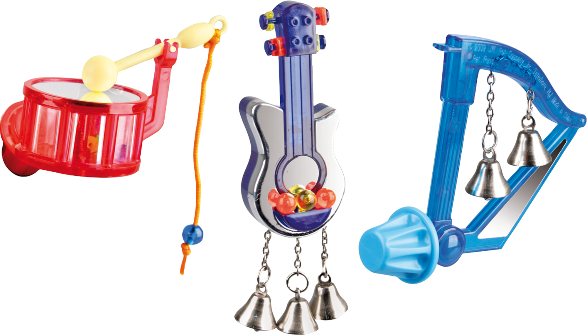 トランペット PARROT Parakeet toy Music Several versions | 108663 | Flamingo Pet