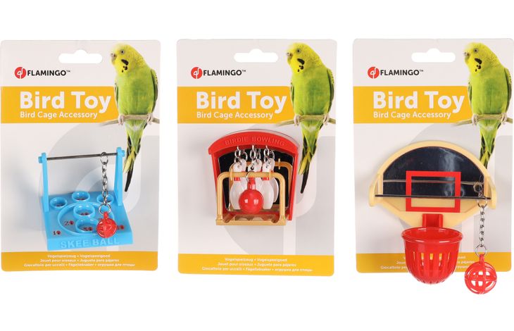 Flamingo Parkietenspeelgoed Games Meerdere uitvoeringen   