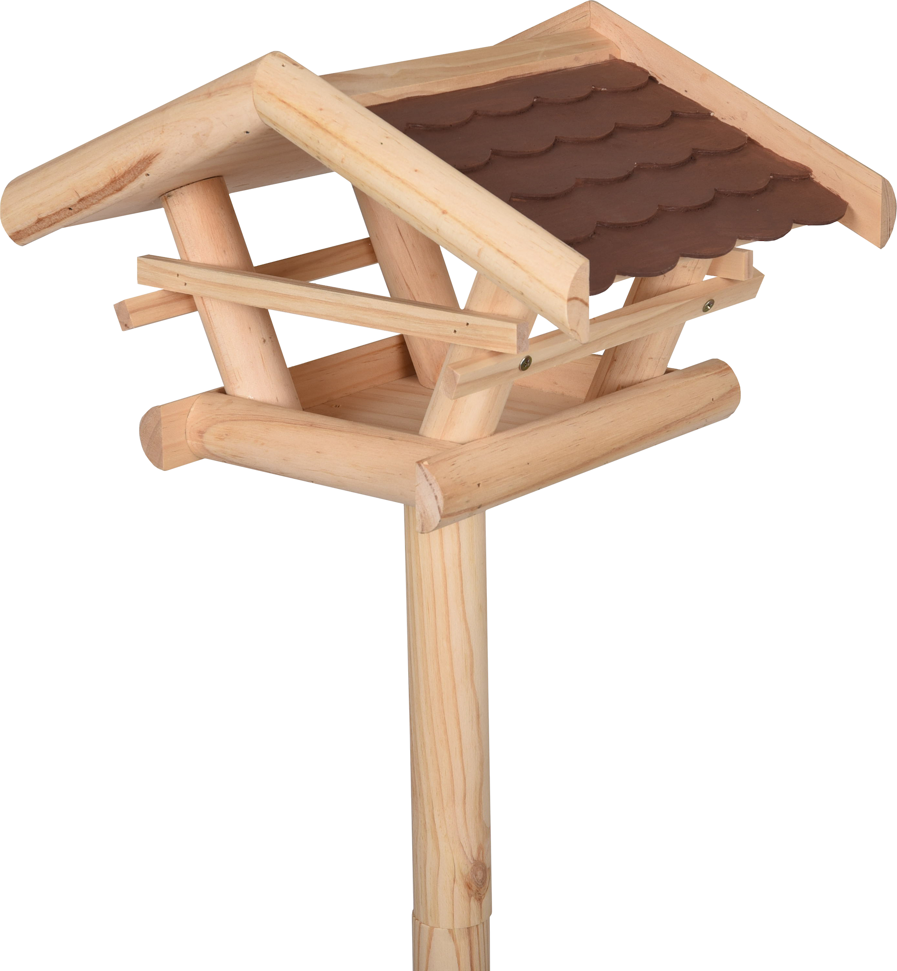 Flamingo Voederhuis met staander Lucar - Hout