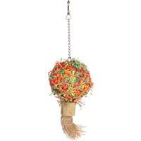Flamingo Parakeet toy Papyr  Light brown