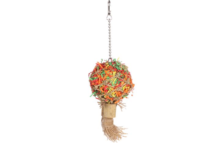 Flamingo Parakeet toy Papyr  Light brown