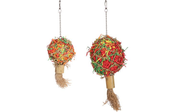 Flamingo Parakeet toy Papyr  Light brown