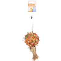 Flamingo Parakeet toy Papyr  Light brown