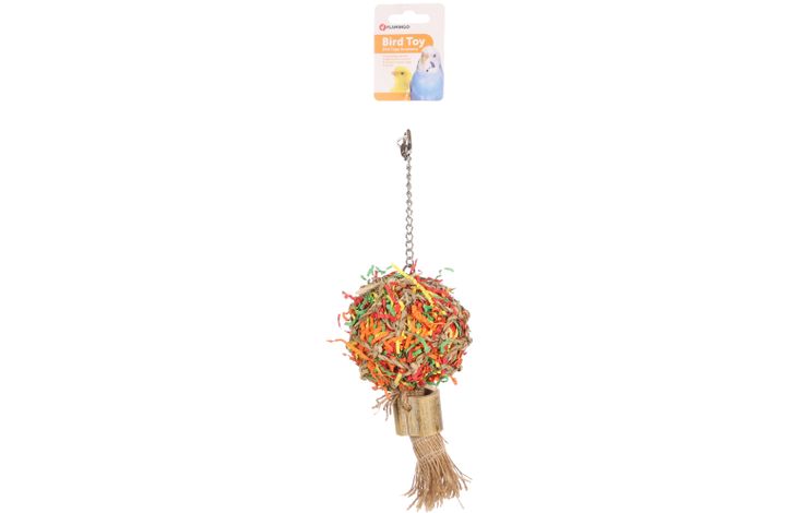 Flamingo Parakeet toy Papyr  Light brown